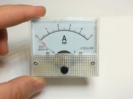 Амперметр стрілочний (аналоговий) DC 0А - 5А