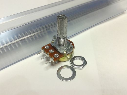 Резистор переменный WH148 20 кОм, 3 pin, моно, 20 мм.