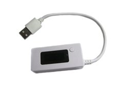 USB тестер с ЖКИ индикатором и шнуром KCX-017
