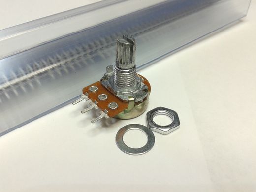 Резистор переменный WH148 50 кОм, 3 pin, моно, 15 мм