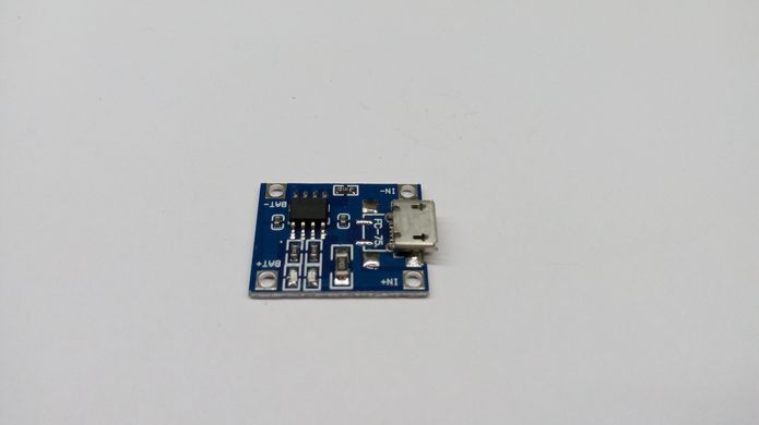 Модуль зарядки Li-ion акумуляторів TP4056, micro USB