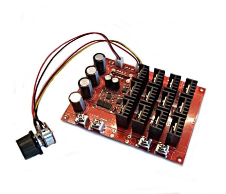 ШИМ регулятор мощности 3 кВт 10-50В, 15кГц, 60А, XY-1260